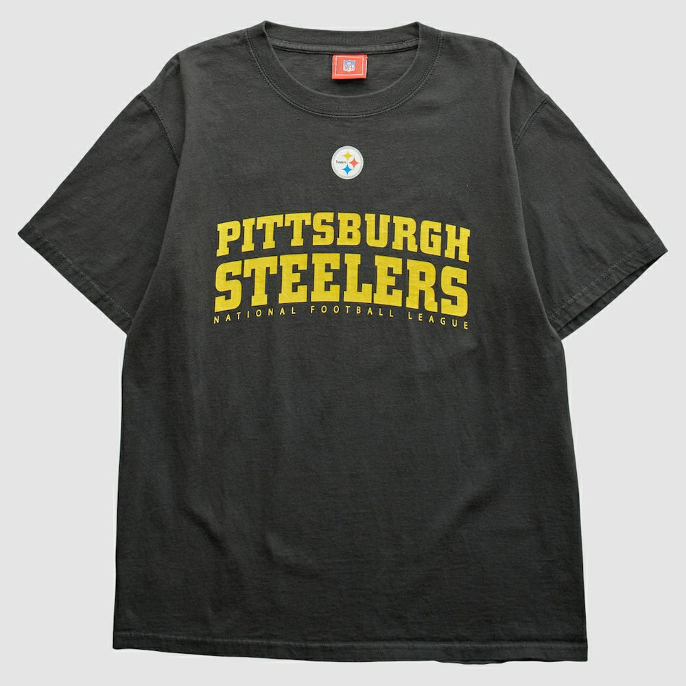 Pittsburgh Steelers NFL 2000s T-Shirt - Black Vintage discount