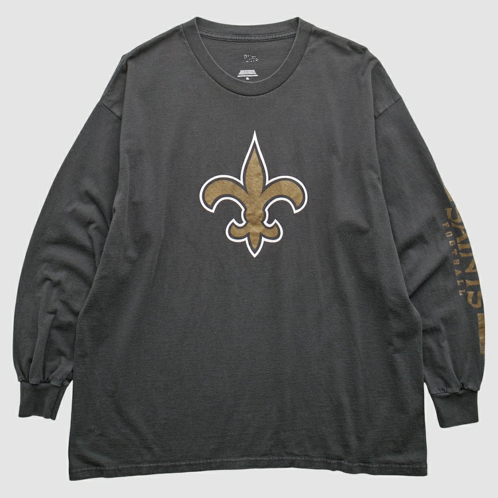 New Orleans Saints 2000s T-Shirt - Black Vintage for sale