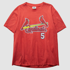 St. Louis Cardinals Lee Apparel 2000s T-Shirt - Red Vintage