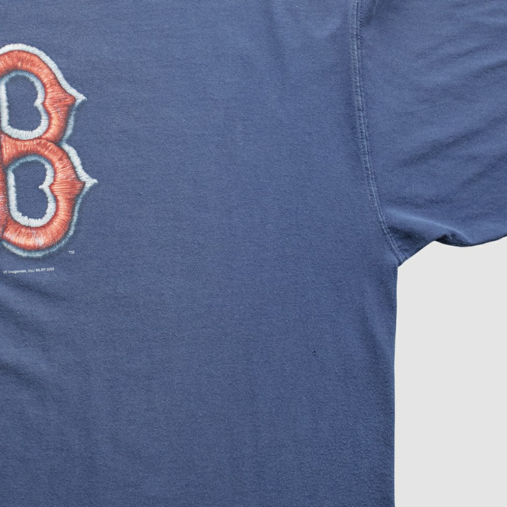 Boston Red Sox Lee Apparel 2005 T-Shirt - Blue Vintage