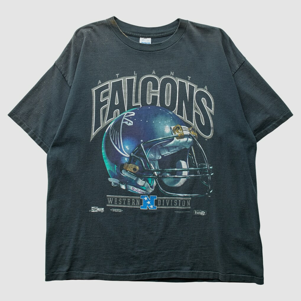 Atlanta Falcons Salem 1991 T-Shirt - Black Vintage outlet