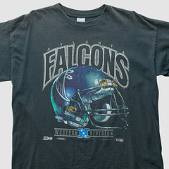 Atlanta Falcons Salem 1991 T-Shirt - Black Vintage outlet
