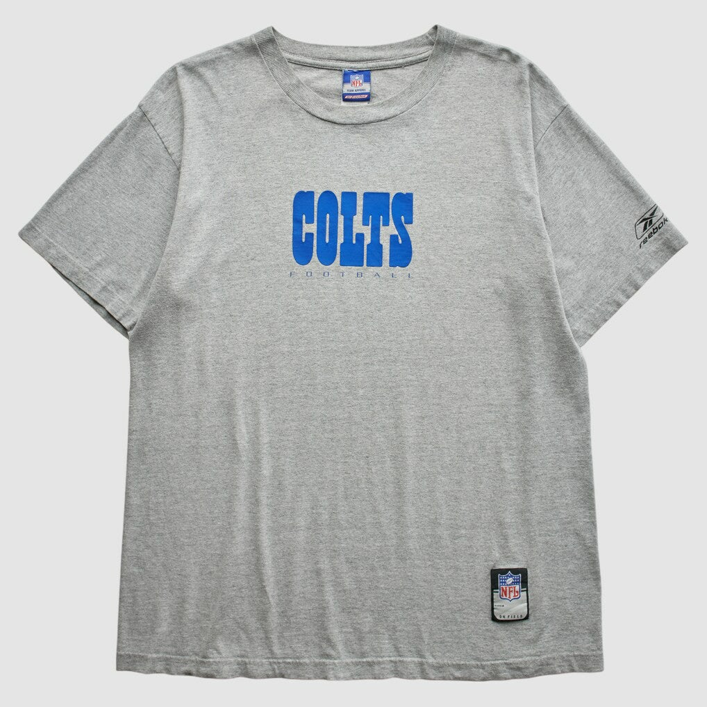 Indianapolis Colts Reebok 2000s T-Shirt - Gray Vintage on sale