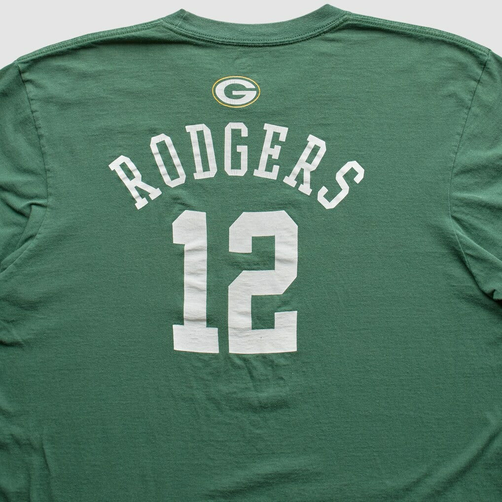 Green Bay Packers Reebok 2008 T-Shirt - Green Vintage outlet
