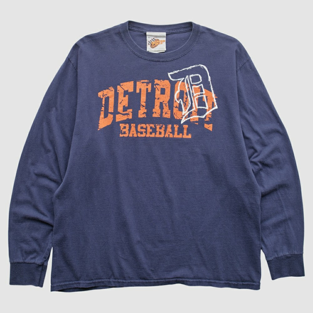 Detroit Tigers 2000s T-Shirt - Navy Vintage