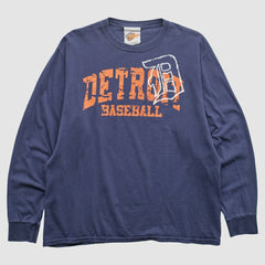 Detroit Tigers 2000s T-Shirt - Navy Vintage