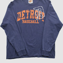 Detroit Tigers 2000s T-Shirt - Navy Vintage