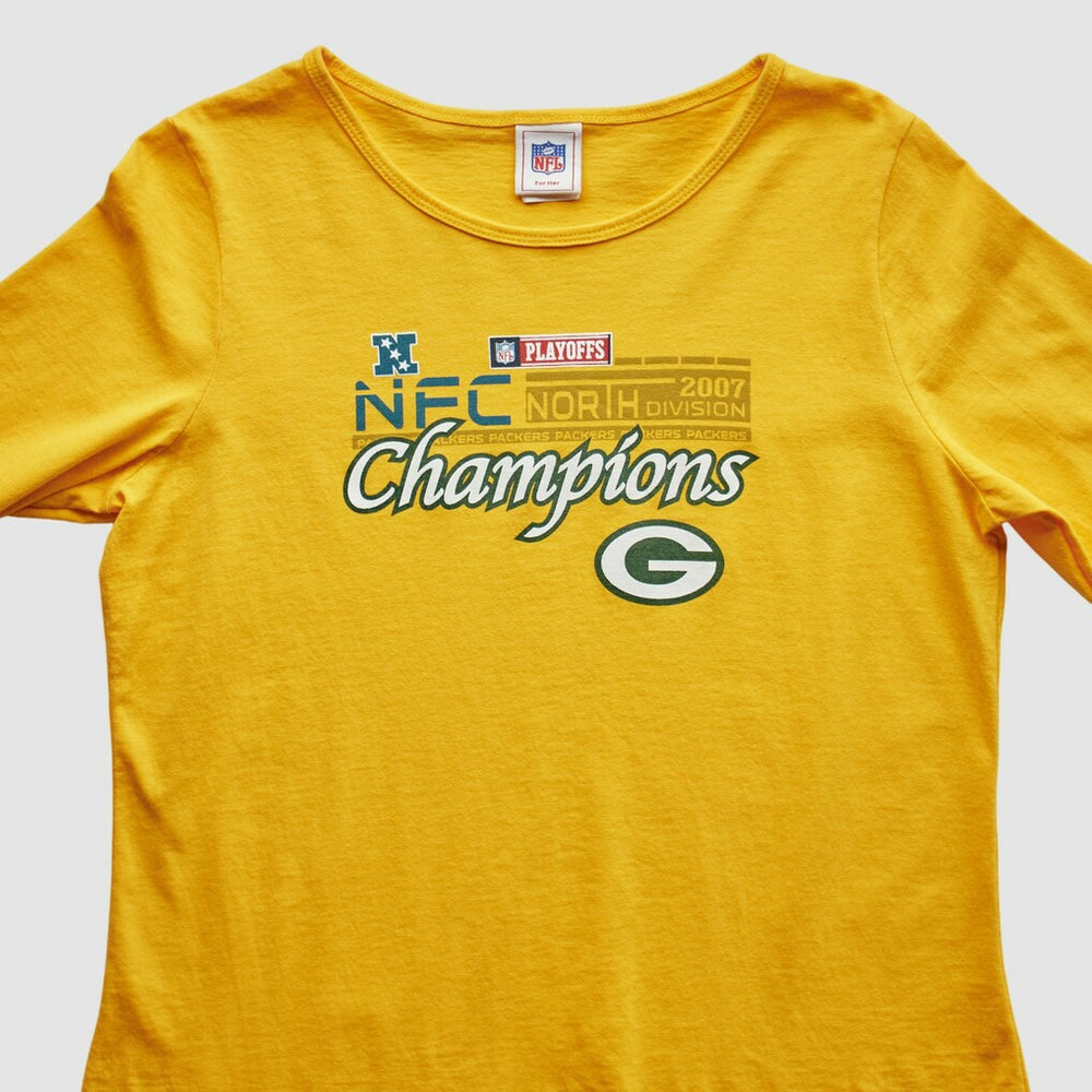 Green Bay Packers 2007 T-Shirt - Yellow Vintage online