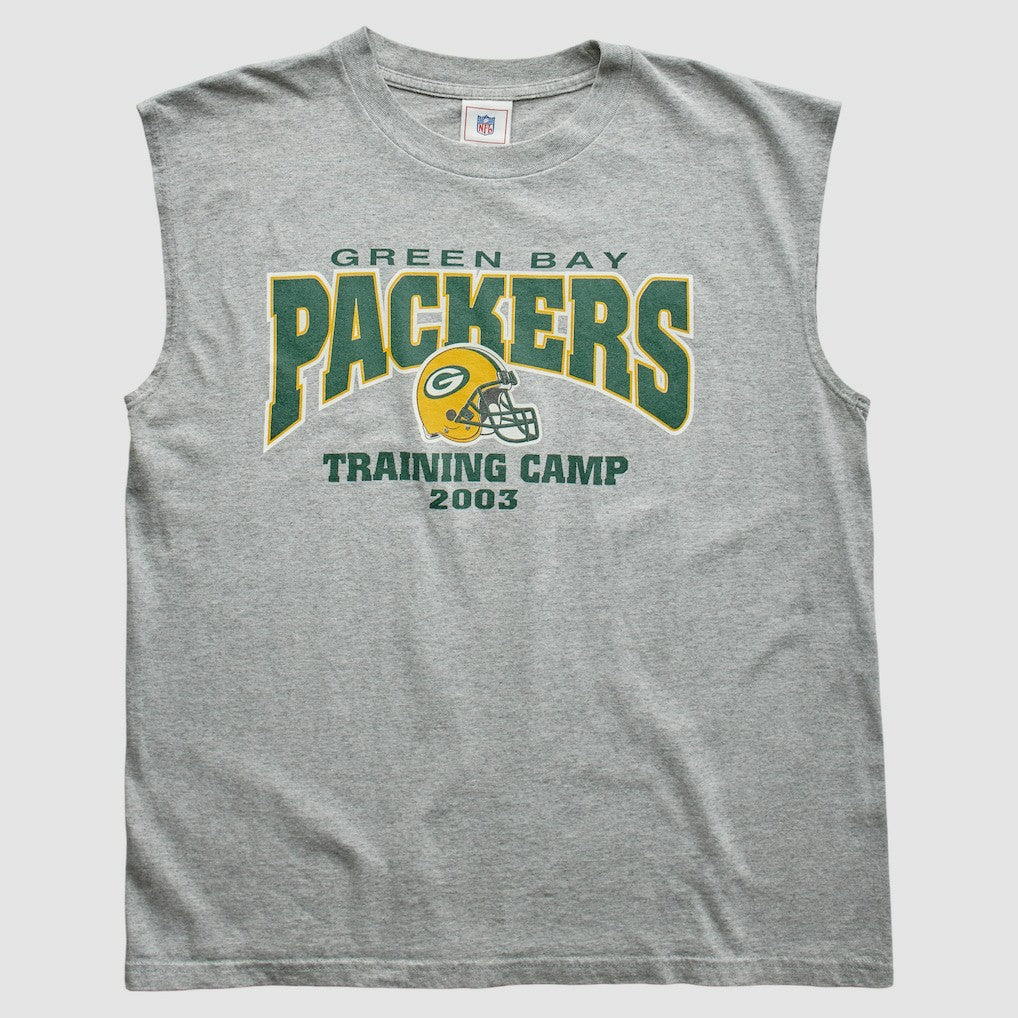 Green Bay Packers NFL 2003 T-Shirt - Heather Gray Vintage sale