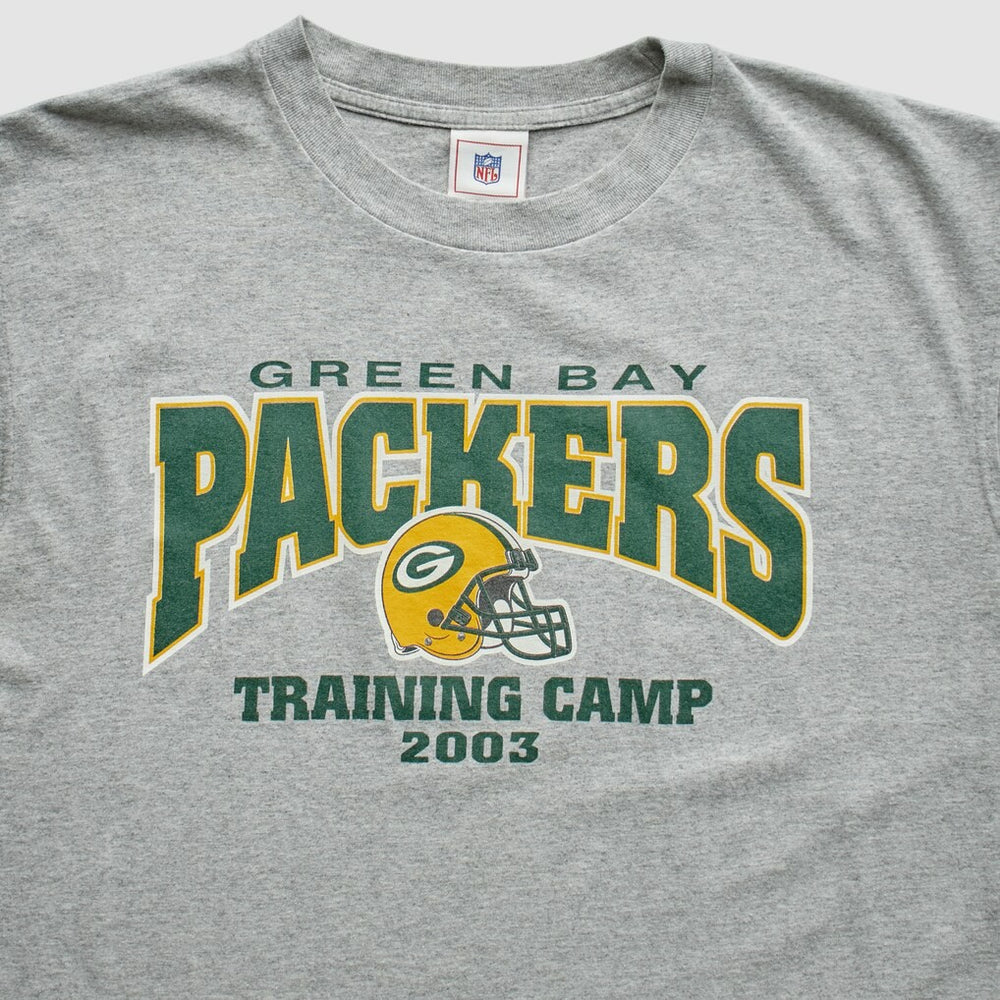 Green Bay Packers NFL 2003 T-Shirt - Heather Gray Vintage sale