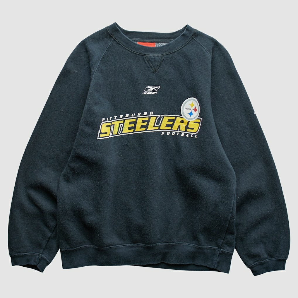 Pittsburgh Steelers Reebok 2000s Pullover Sweatshirt - Black Vintage outlet