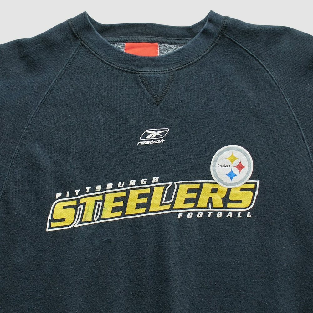 Pittsburgh Steelers Reebok 2000s Pullover Sweatshirt - Black Vintage outlet