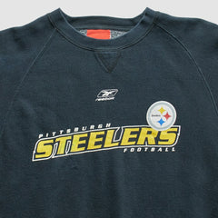Pittsburgh Steelers Reebok 2000s Pullover Sweatshirt - Black Vintage outlet