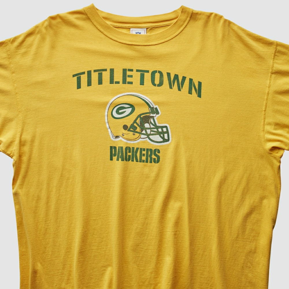 Green Bay Packers NFL 2000s T-Shirt - Yellow Vintage cheap