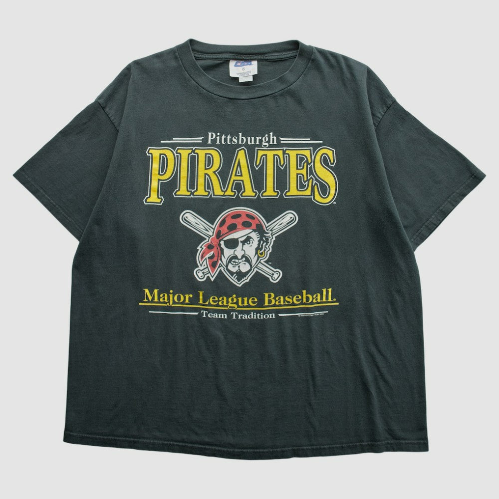 Pittsburgh Pirates CSA 2000 T-Shirt - Black Vintage