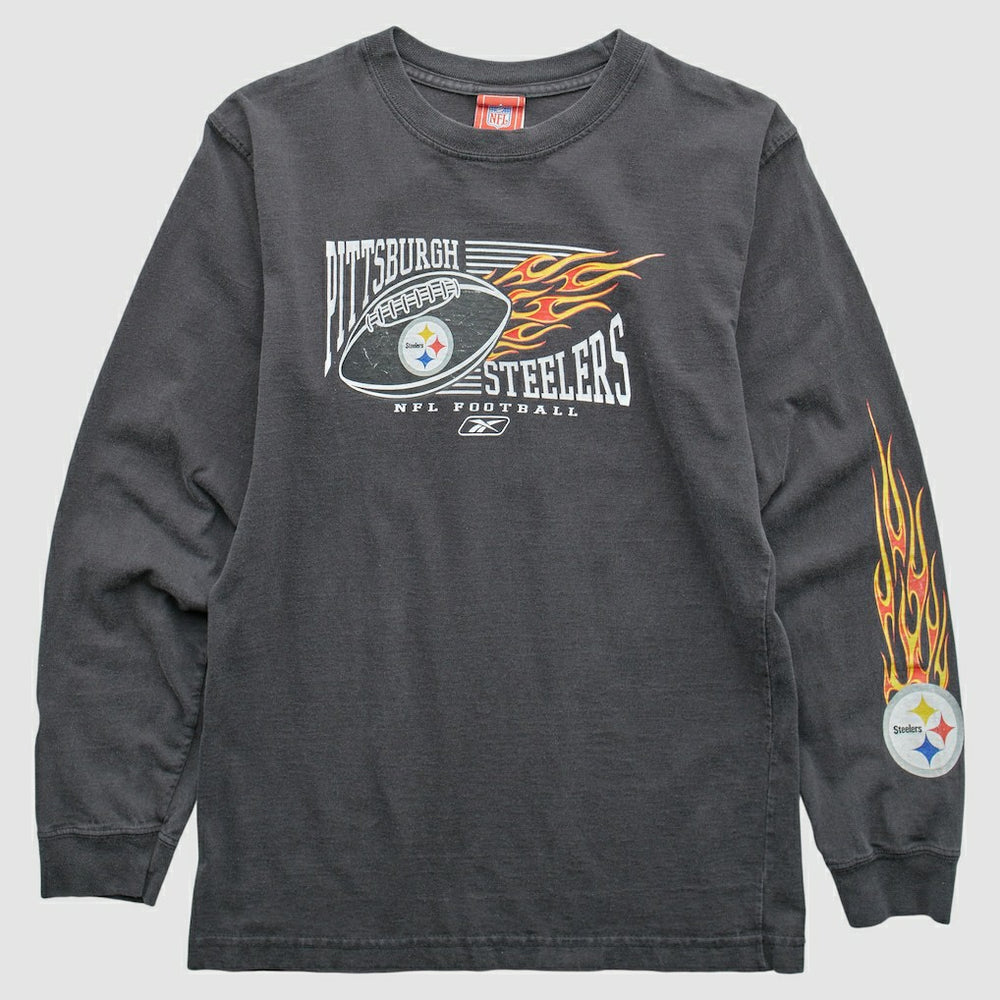 Pittsburgh Steelers NFL 2000s T-Shirt - Gray Vintage on sale