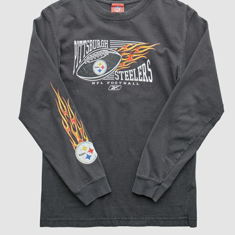 Pittsburgh Steelers NFL 2000s T-Shirt - Gray Vintage on sale