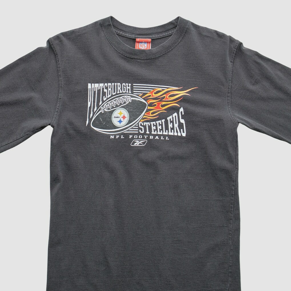 Pittsburgh Steelers NFL 2000s T-Shirt - Gray Vintage on sale