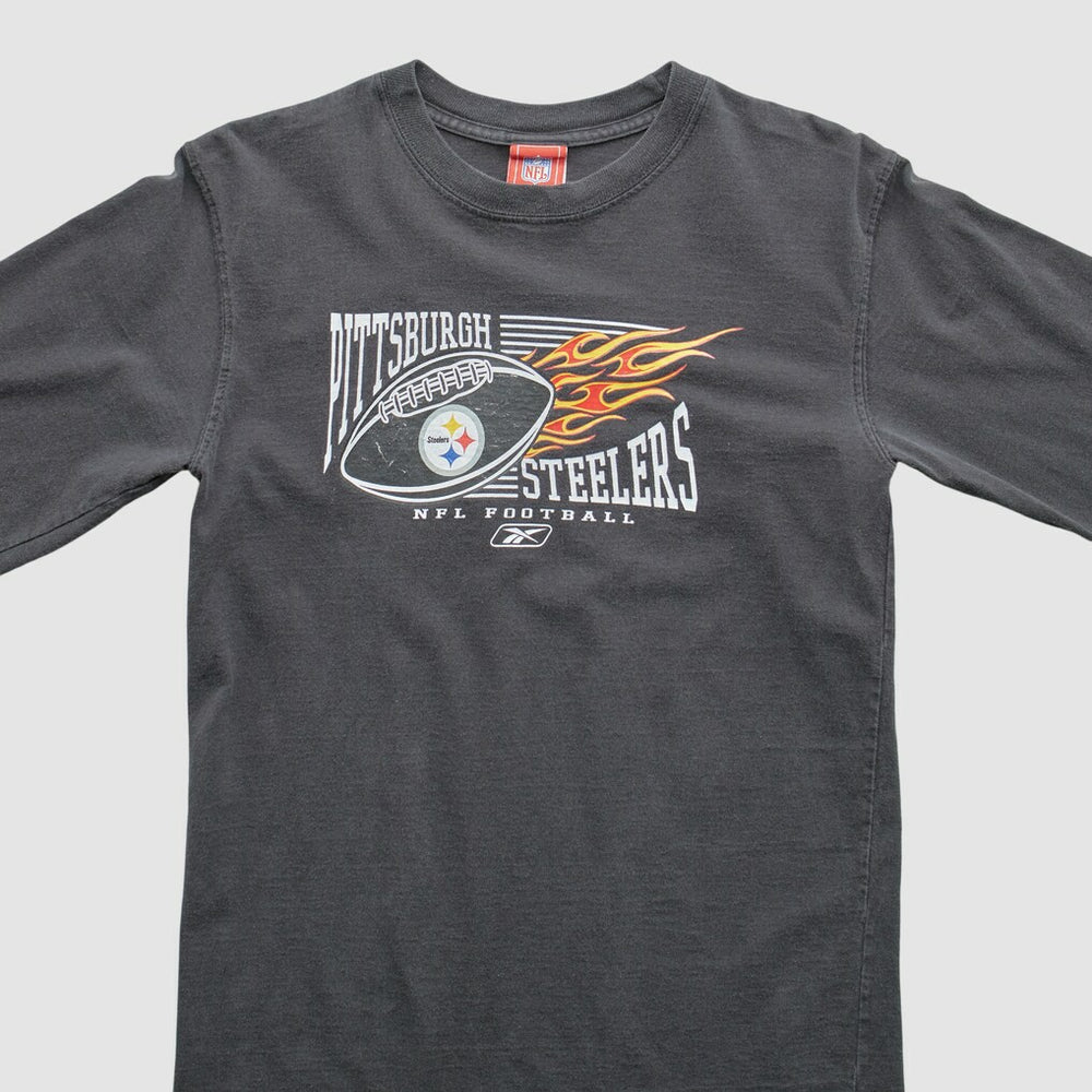 Pittsburgh Steelers NFL 2000s T-Shirt - Gray Vintage on sale