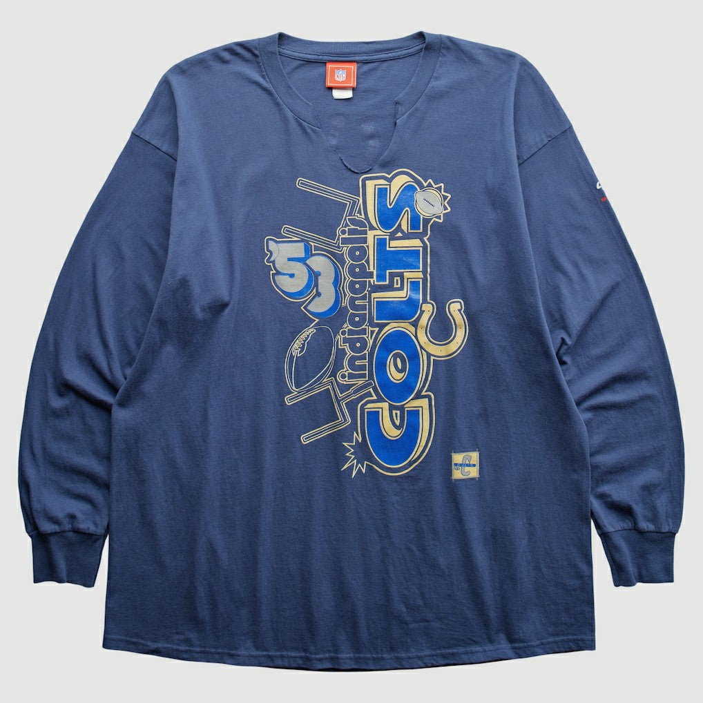 Indianapolis Colts NFL 2000s T-Shirt - Blue Vintage for sale
