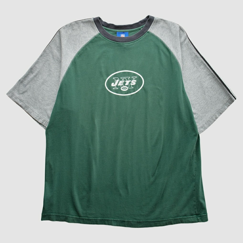 New York Jets Reebok 2000s T-Shirt - Green Vintage discount
