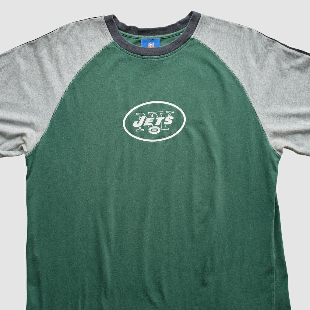 New York Jets Reebok 2000s T-Shirt - Green Vintage discount