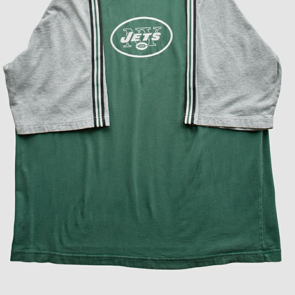 New York Jets Reebok 2000s T-Shirt - Green Vintage discount