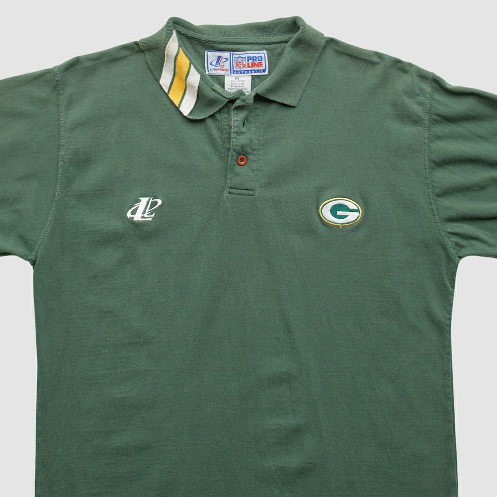 Green Bay Packers Logo Athletic 90s T-Shirt - Green Vintage cheap