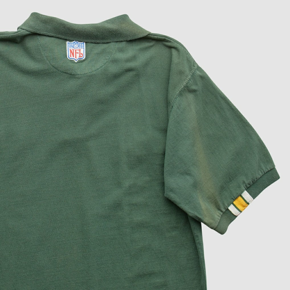 Green Bay Packers Logo Athletic 90s T-Shirt - Green Vintage cheap