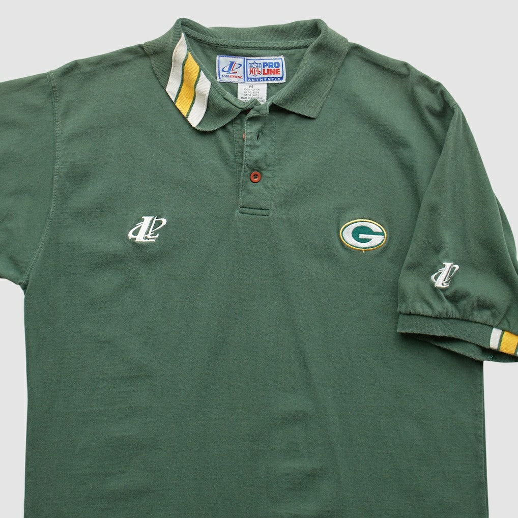 Green Bay Packers Logo Athletic 90s T-Shirt - Green Vintage cheap