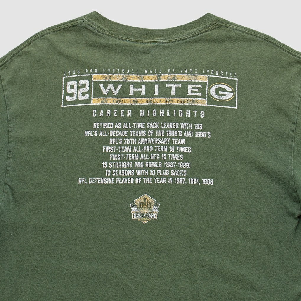 Green Bay Packers Reebok 2006 T-Shirt - Green Vintage on sale