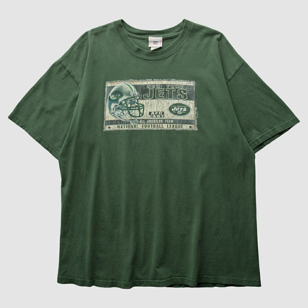 New York Jets NFL 2000s T-Shirt - Green Vintage discount