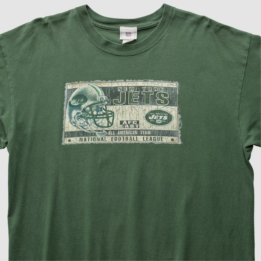 New York Jets NFL 2000s T-Shirt - Green Vintage discount