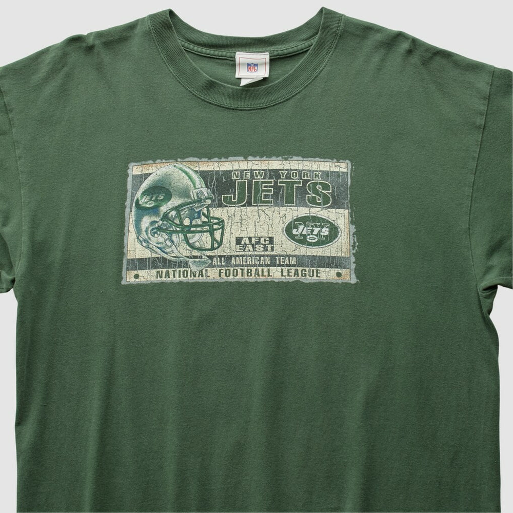 New York Jets NFL 2000s T-Shirt - Green Vintage discount