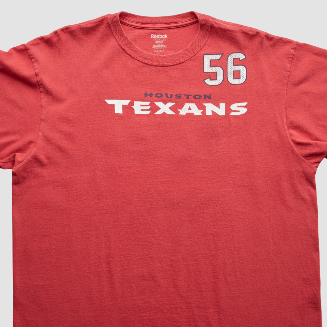 Houston Texans Reebok 2000s T-Shirt - Red Vintage for sale