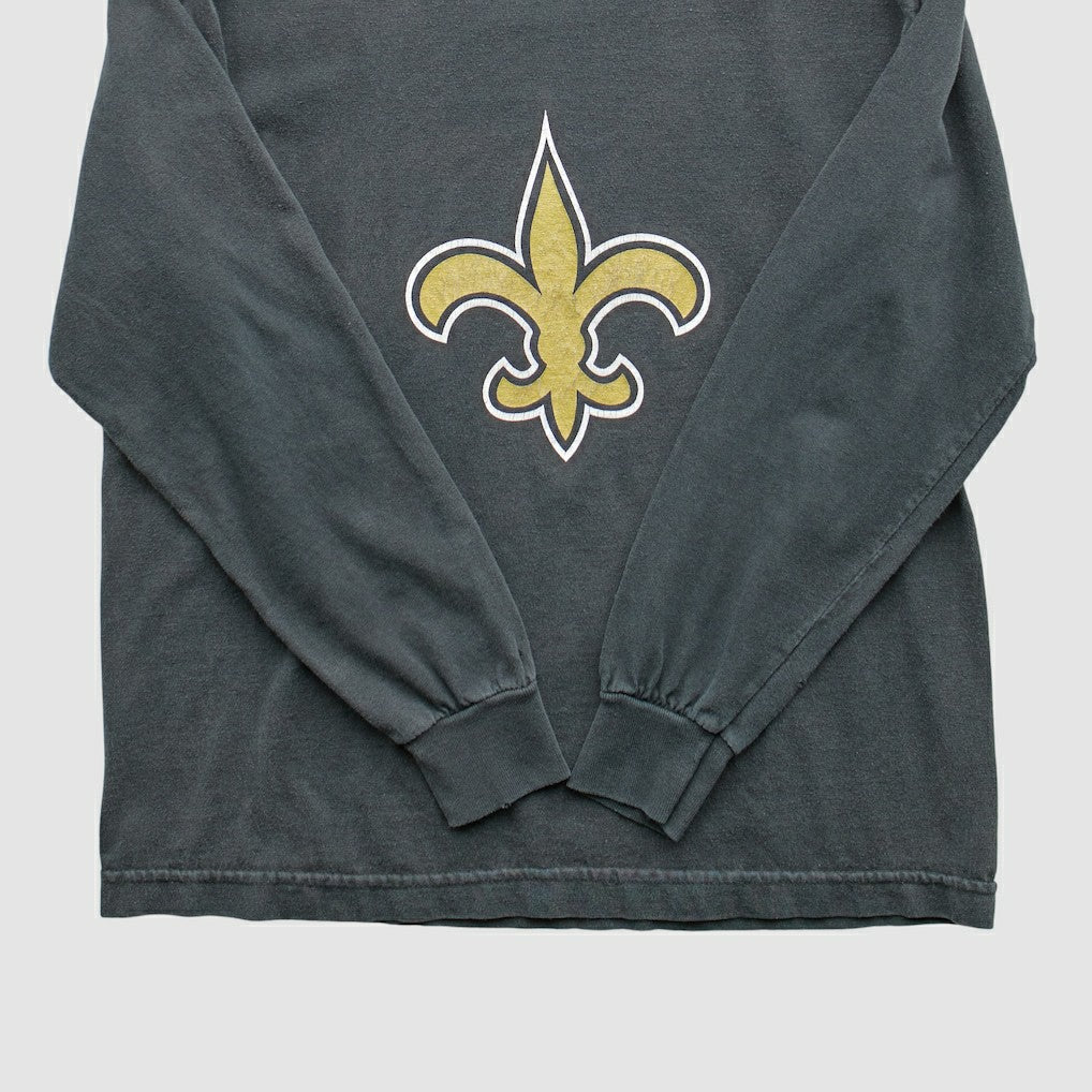 New Orleans Saints Reebok 2000s Long Sleeve T-Shirt - Black Vintage online