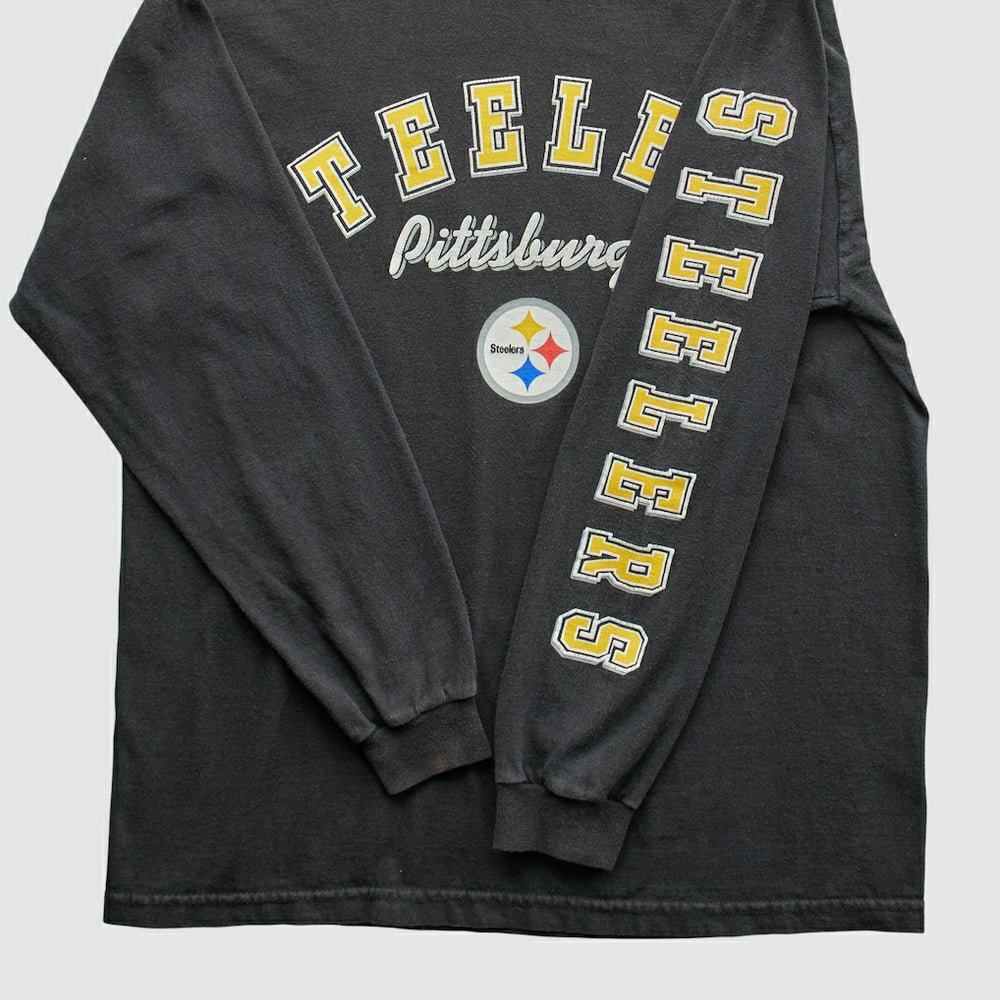 Pittsburgh Steelers 2000s T-Shirt - Black Vintage on sale