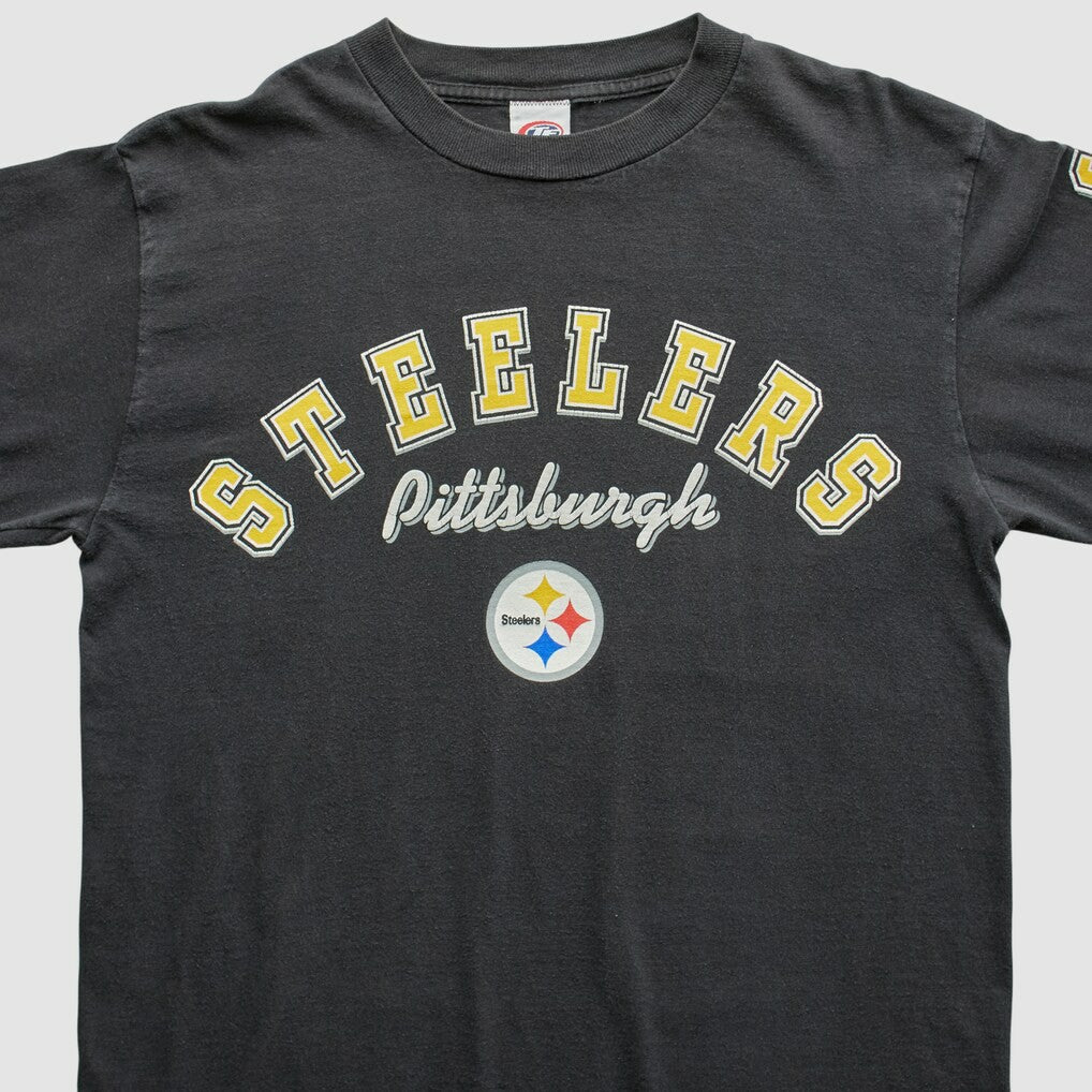 Pittsburgh Steelers 2000s T-Shirt - Black Vintage on sale