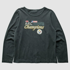 Pittsburgh Steelers 2007 T-Shirt - Black Vintage discount
