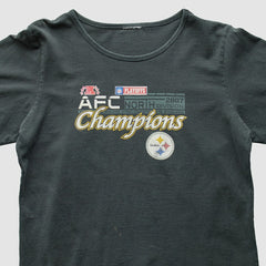 Pittsburgh Steelers 2007 T-Shirt - Black Vintage discount