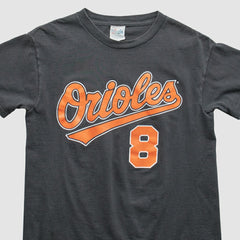 Baltimore Orioles Majestic 2000s T-Shirt - Gray Vintage