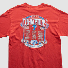 Philadelphia Phillies Majestic 2009 T-Shirt - Red Vintage