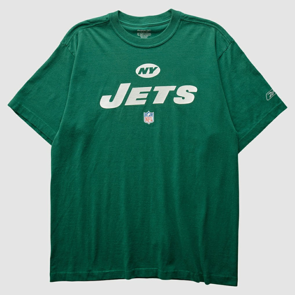 New York Jets Reebok 2000s T-Shirt - Green Vintage for sale