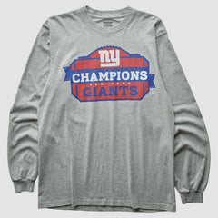 New York Giants Reebok 2012 T-Shirt - Gray Vintage sale