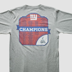 New York Giants Reebok 2012 T-Shirt - Gray Vintage sale
