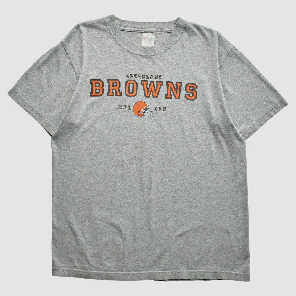 Cleveland Browns Majestic 2000s T-Shirt - Gray Vintage on sale