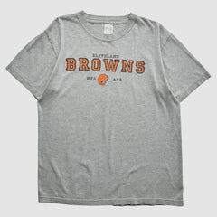 Cleveland Browns Majestic 2000s T-Shirt - Gray Vintage on sale