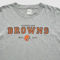 Cleveland Browns Majestic 2000s T-Shirt - Gray Vintage on sale