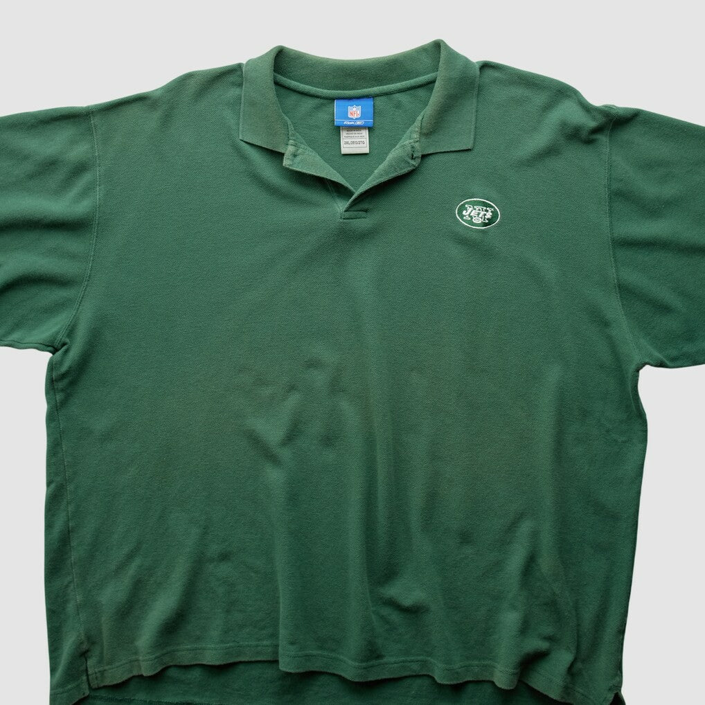 New York Jets Reebok 2000s Polo - Green Vintage on sale