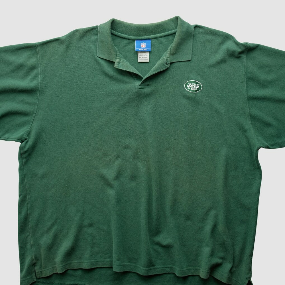 New York Jets Reebok 2000s Polo - Green Vintage on sale